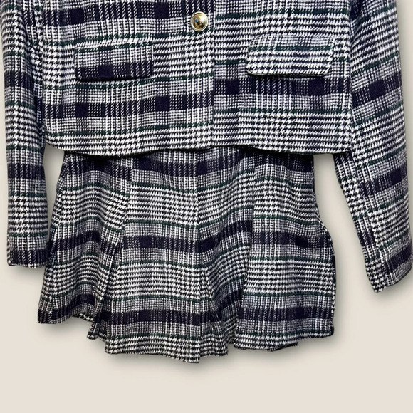 HYFVE | Plaid Blazer & Skirt Set | Size Small | Classic & Timeless Style NWT - Picture 8 of 9